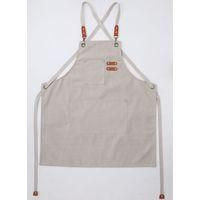 OEM Delantal De Cocina Para Hombre (beige), De Lona Con 3 Bolsillos, Impermeable Y Ajustable, Para Barbacoas, Restaurantes, Jardines, Carpinter&iacute;a, 78 X 68