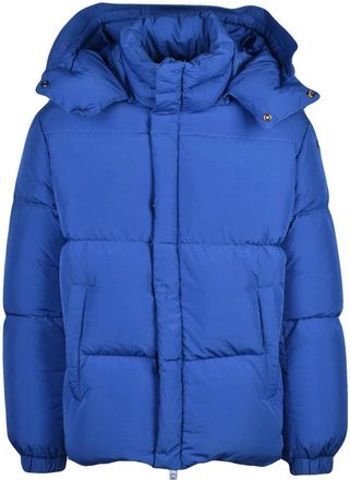 Diesel Blue Nylon Down Jacket