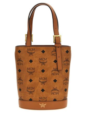 ハンドバッグ MCM CARAMEL LEATHER MINI SOFT DIAMOND HANDBAG Caramel leather mini Soft Diamond handbag – G&B
