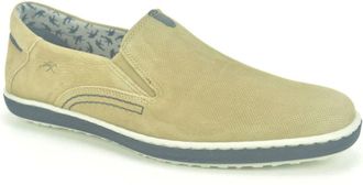 Fluchos Schoenen, Heren, Beige, 40 EU, Taupe nubuc print A. Blauwe Z