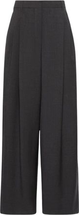 Max Mara Smmtaro Broek - Dames - Broeken - Grijs - Maat: XS Zijde