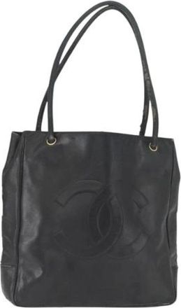 Chanel Pre-owned Tote Bag - Dames - Vintage Shopper - Zwart - ONE Size - Leer - Vintage