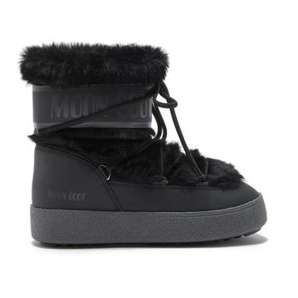 Moon Boot Ltrack Low Faux-Fur - female - Moon Boot - Winter Boots - Black - 3 UK - Shoes