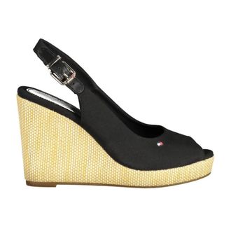 Black tommy hilfiger wedges discount