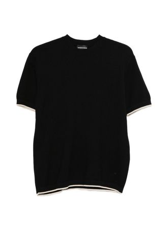 Emporio Armani Baumwoll-Strick-T-Shirt