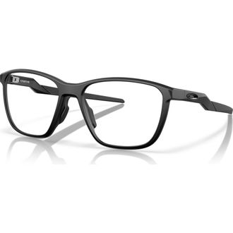 Oakley 56mm Square optical glasses in Solid Black at Nordstrom