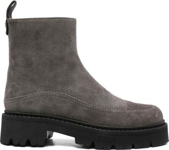 Emporio Armani Suede Leather Boots