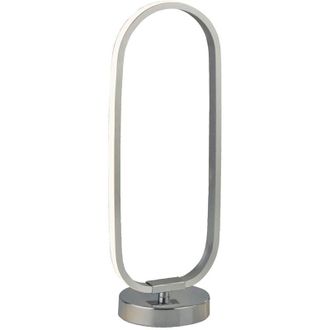 Searchlight Searchlight - Abatjour Moderno Liner Alluminio Cromo Policarbonato Bianco Led 12W 3000K