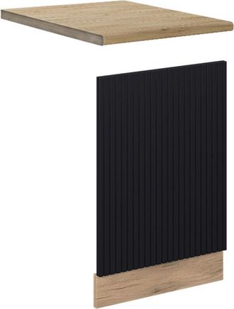 Vicco Panel Frontal Fame-line, Rayas Negras, 45 Cm, Et Roble