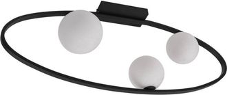 Lucande Ceiling Light Kulka dimmable (modern) in Black made of Metal for e.g. Living Room & Dining Room (3 light sources, G9) from Lucande