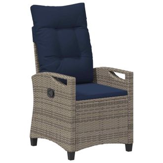 vidaXL Silla De Jard&iacute;n Reclinable 56 X 60 X 112 Cm Acero Vidaxl