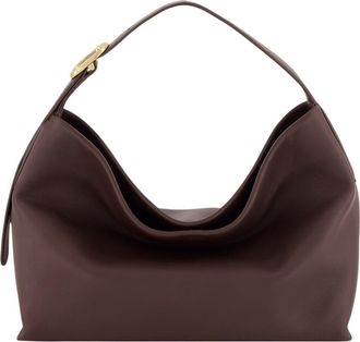 Vince Small Plonge Vivian Leather Hobo Bag in Black Cherry at Nordstrom