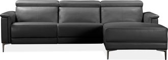 HOME AFFAIRE Ecksofa »Lund, L-Form, 261cm, man. o. elektr. Relaxfunktion (mit USB-A)« und Kopfteilverstellung