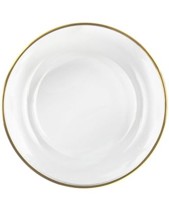 American Atelier Dnu American Atelier Gold Rimmed Charger Plate