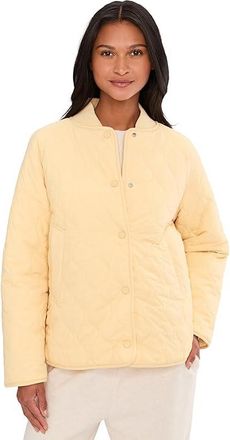 Varley Luca Quilted Jacket Womens Clothing Reed Yellow : XL, Nylon