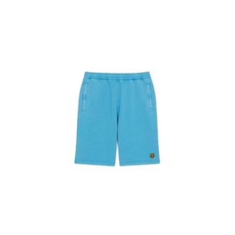 Kenzo Tiger Crest Shorts - male - Kenzo - Casual Shorts - Blue - L - Shorts