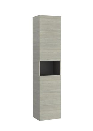 Roca M&oacute;dulo Columna Con Repisa Abierta Delta Ona 1750x300x400 Roble Claro