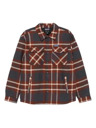 Patagonia plaid cotton shirt - men - Cotton/Recycled Polyester - M - Brown