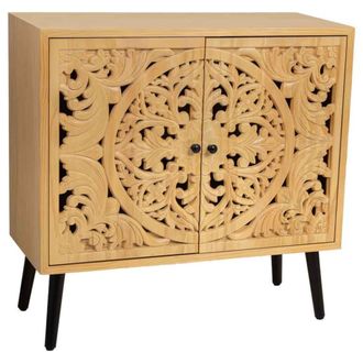 Wanderlust Deco Armario de madera 80x37x101h cm