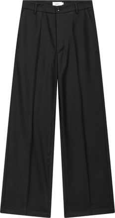 Barena Wide-Leg Trousers with High Waist and Pleated Detail