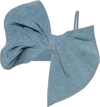 Nina Ricci Top con fiocco - Blu