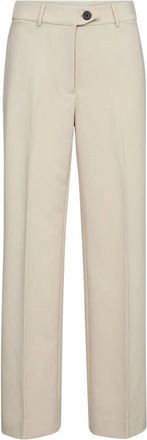 Co'Couture Vola CC Wide Pant - Trousers - Mujer - Beige - XS