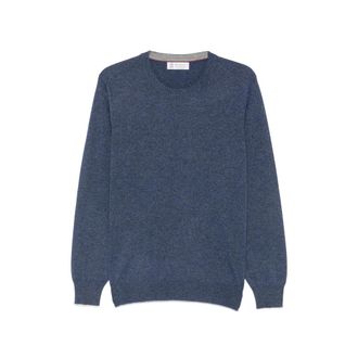Brunello Cucinelli Crew-neck Long-sleeve Sweater