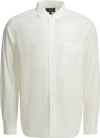 Beams Plus BD Oxford - Heren - Zakelijke Overhemden - Wit - XL - Katoen - Overhemden