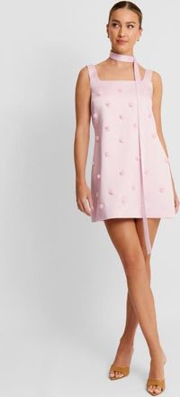 Six Stories Beaded Strappy Mini Dress in Lilac at Nordstrom, Size 10