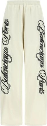 Balenciaga Cursive Reversible Trainingsbroek - Dames - Sweatpants - Veelkleurig - M - Katoen - Broeken