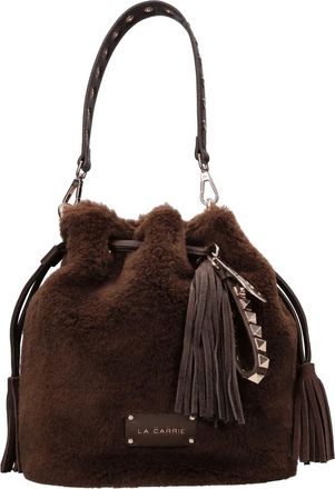 La Carrie Mongolia Tas - Dames - Tassen - Bruin - Maat: ONE Size Leer