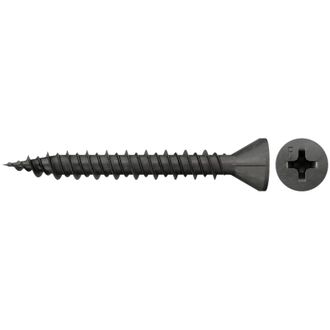 Fischer 1.000x Tornillo Para Placas De Yeso De Fibra 3,9 X 30 Cabeza Avellanada Fosfatado Rosca Completa Ranura En Cruz Ph - 665098