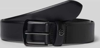 HUGO BOSS G&uuml;rtel aus echtem Rindsleder Modell SYHR in Black, Gr&ouml;&szlig;e 100