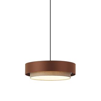 QAZQA Qazqa L&aacute;mpara Colgante Moderna Bronce Oscuro Con Topo 50cm