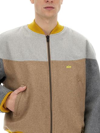 A&iuml;e Logo Wool Jacket - Multicolor