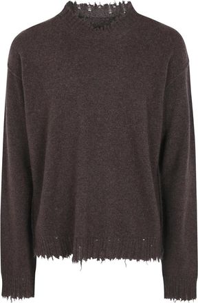 Uma Wang Cashmere Truien - Heren - Cashmere truien - Bruin - S - Truien & Vesten