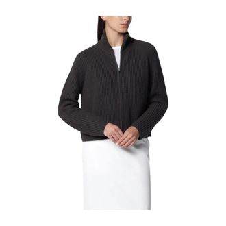 Lisa Yang Sadie Ritssluiting Vest - Dames - Truien - Grijs - Maat: M Kasjmier