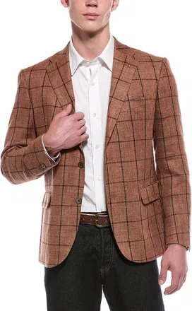 Corneliani Cc Collection Virgin Wool & Linen-Blend Jacket