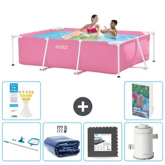 Intex Piscina Con Estructura Rectangular - 220x150x60 Cm - 7-piezas S43