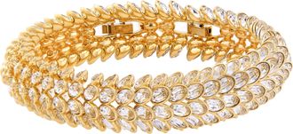 Swarovski Idyllia Oval Cut Crystal Bracelet, Size M