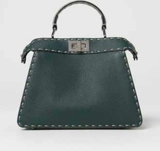 Fendi Borsa Peekaboo ISeeU Small Fendi in pelle martellata di Cuoio Romano