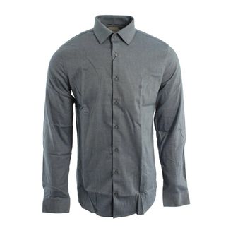 Calvin Klein Slim Fit Shirt - Heren - Casual Overhemden - Blauw - L - Katoen - Overhemden