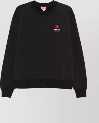 Kenzo cotton ribbed crewneck sweatshirt