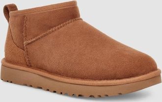 UGG Classic Ultra Mini 1116109-CHE Boots Womens Chestnut Suede Ankle ZAP2660