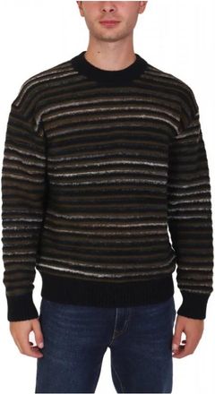 HUGO BOSS Aturn Knit - Heren - Ronde hals truien - Zwart - XL - Wol - Truien & Vesten