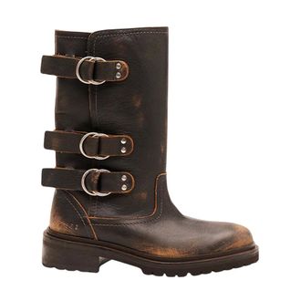 Golden Goose Kurt Con Correas Parte Superior Desgastada - Shoes - Mujer - Marr&oacute;n - 39 EU