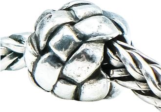 Trollbeads Womens Plait Bead In Silver