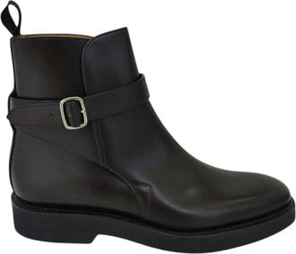 Churchs Elegante Leren Enkellaars - Heren - Enkellaarsjes - Zwart - 43 EU - Schoenen