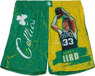 Mitchell & Ness Shorts Larry Bird Boston Celtics Hardwood Classics - Verde