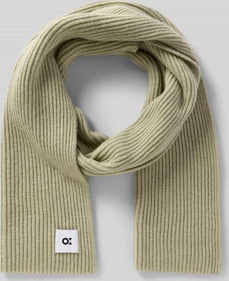 OPUS Schal mit Woll-Anteil in Strick-Optik in Schilf, Größe 1